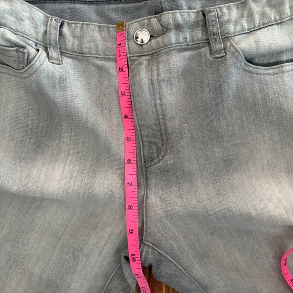 Michael Kors Women's Grey Jeans Size 12 - Picture 3 of 9